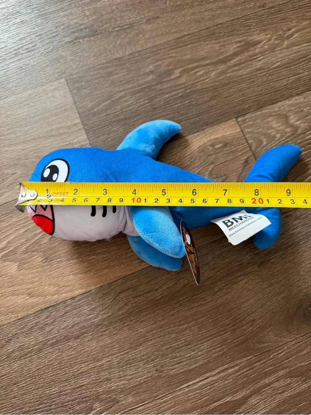NWT BMI Plush Pals Stuffed Toy Blue Shark